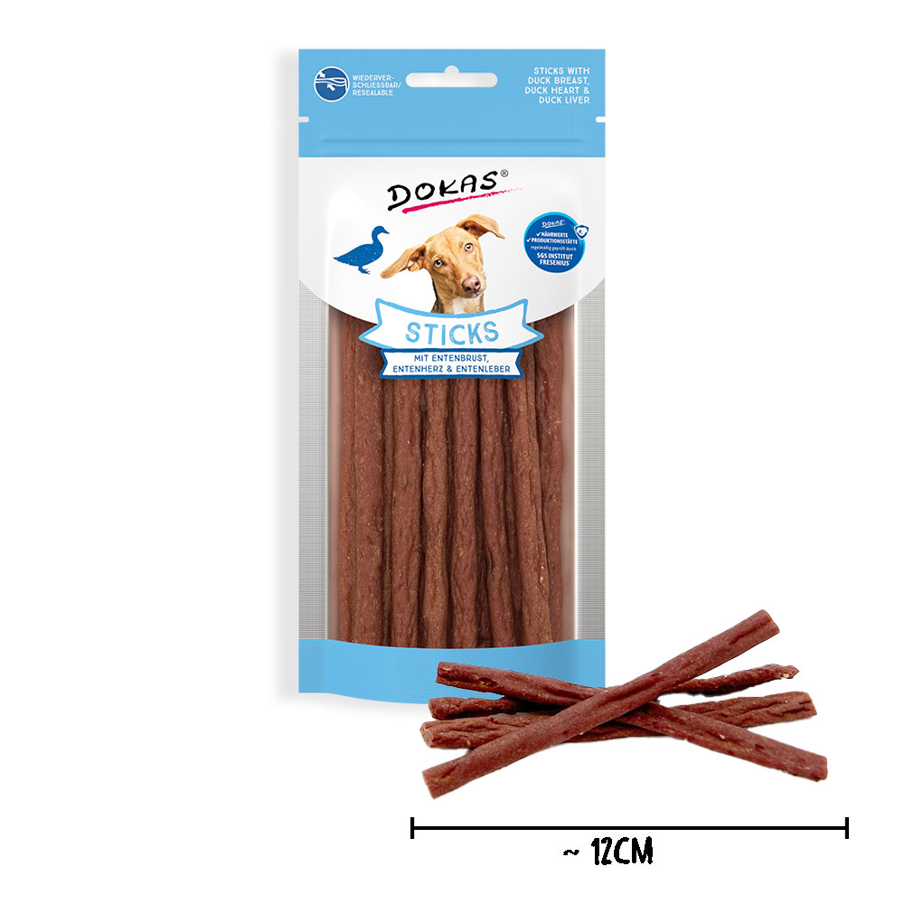 Sticks mit  Entenbrust, Entenherz und Entenleber