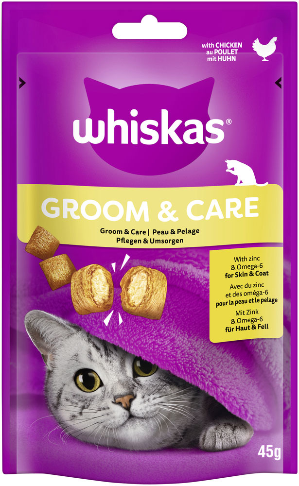 Whiskas - Groom + Care mit Huhn