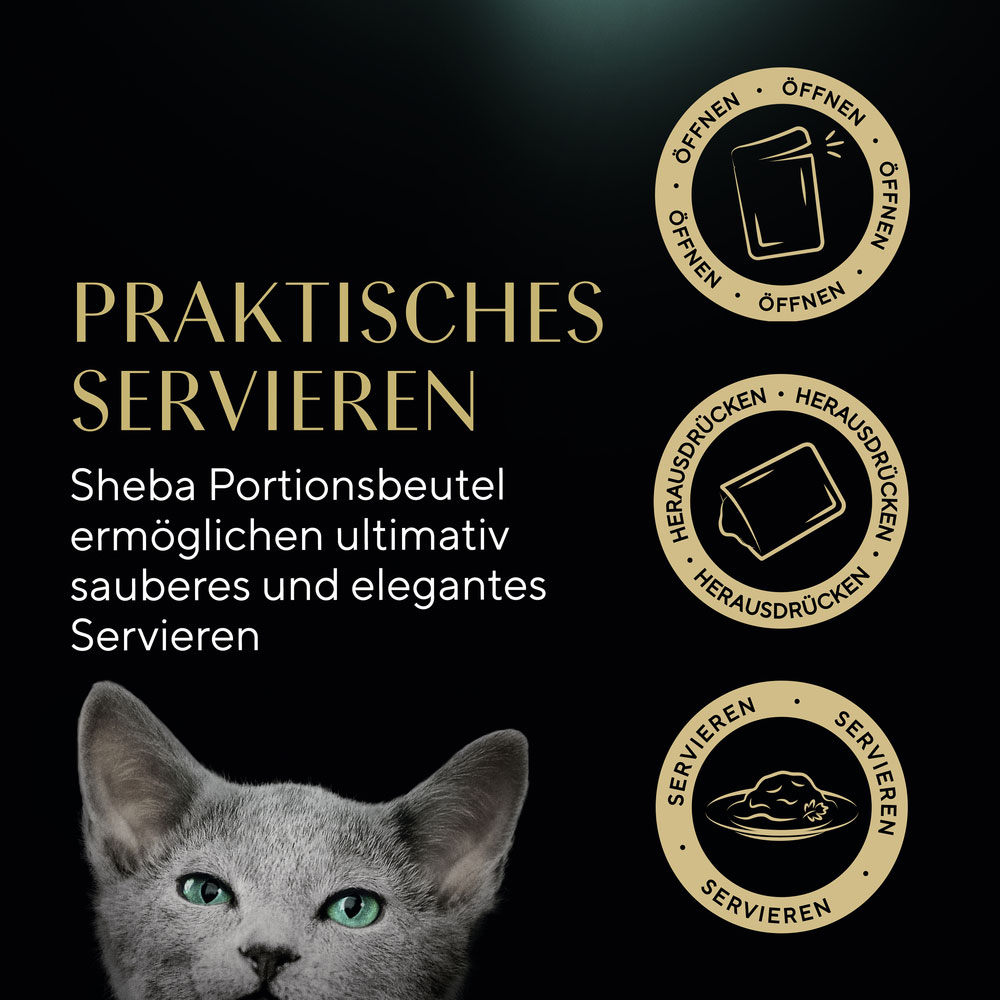 Sheba - Kitten mit Huhn in Sauce - 28 x 85g - 10