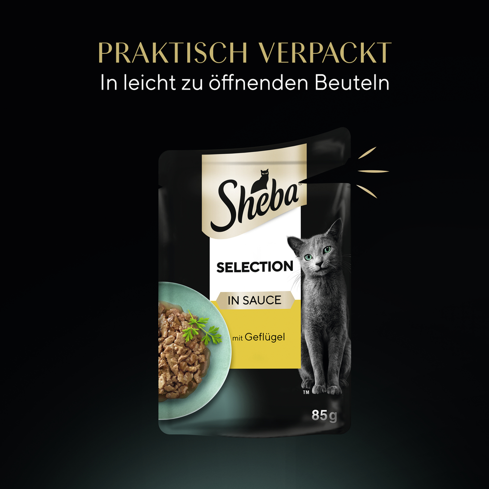 Sheba - Selection Sauce mit Geflügel - 28 x 85g - 8