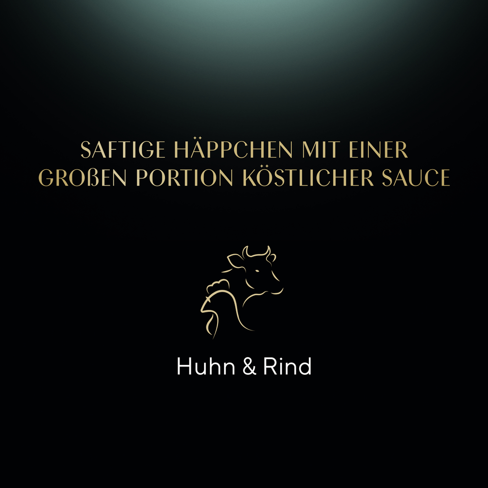 Sheba - Selection in Sauce mit Huhn & Rind - 28 x 85g - 10