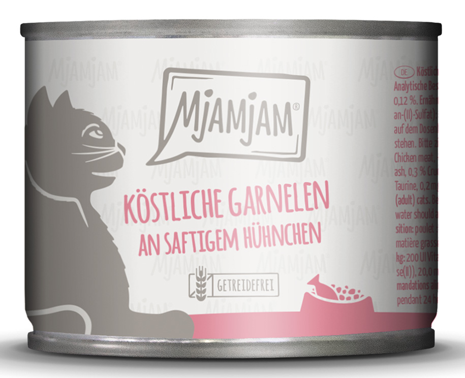 köstliche Garnelen an saftigem Hühnchen