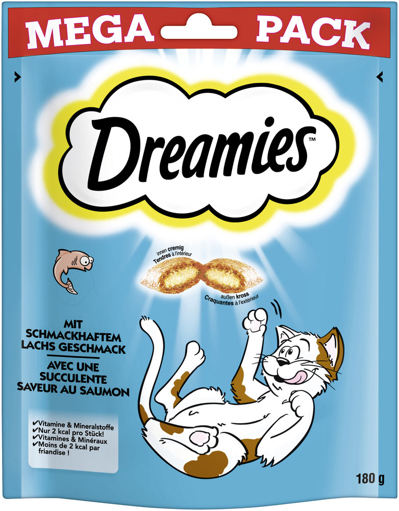 Dreamies - mit Lachs - 1 x 180g - 2