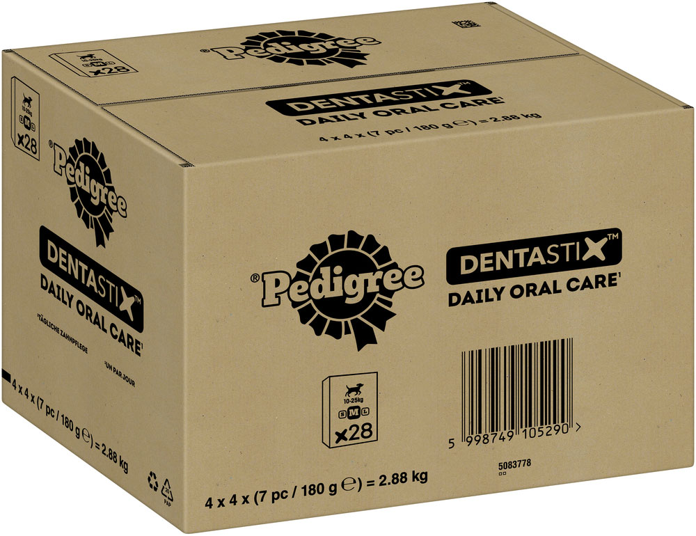 Pedigree - Dentastix Tägliche Zahnpflege MP für mittelgroße Hunde - 1 x 720g - 2