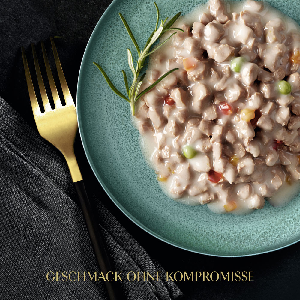 Sheba - Sauce Collection Frikassée mit Truthahn und Gemüse - 22 x 85g - 6