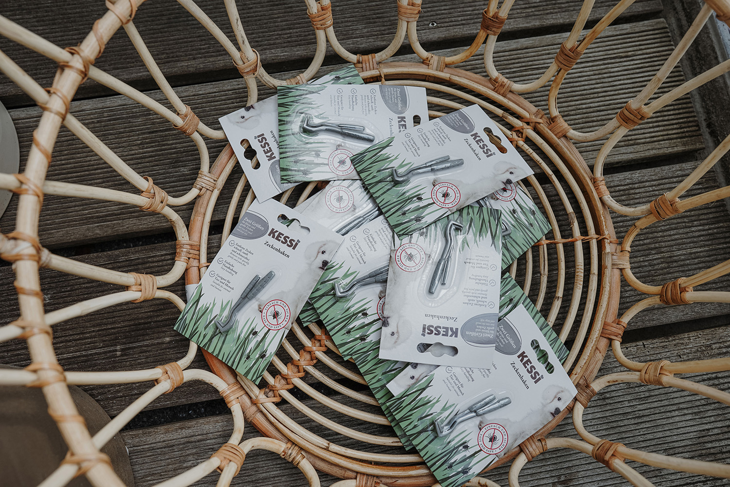 Kessi - Zeckenhaken - 1 x 2 Stück - 4