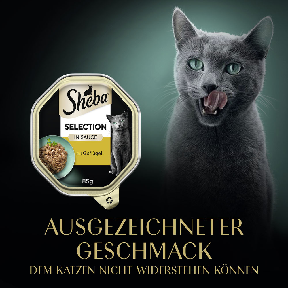 Sheba - Selection Geflügel in Sauce - 22 x 85g - 11