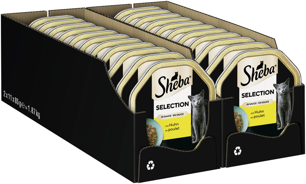 Sheba - Selection Huhn in Sauce - 22 x 85g - 2