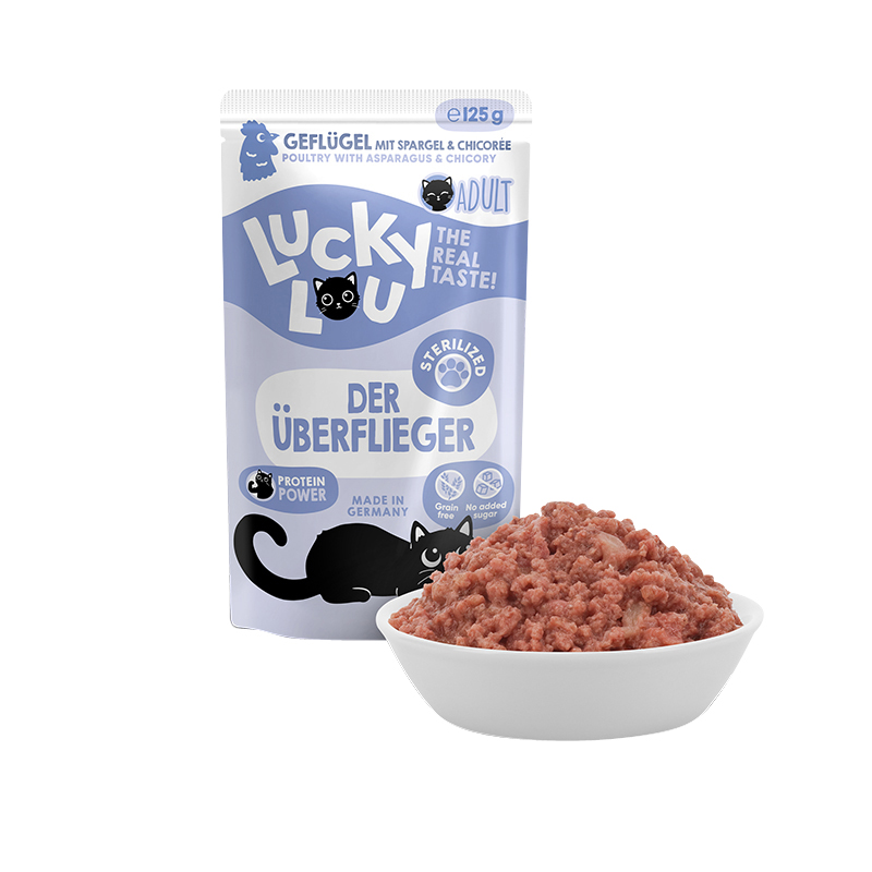 Lucky Lou - Sterilized Geflügel - 16 x 125g - 3