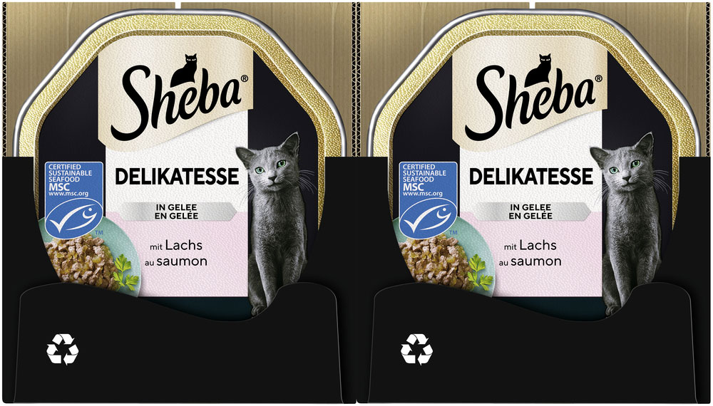 Sheba - Delikatesse Gelee Lachs-Geschnetzeltes - 22 x 85g - 3