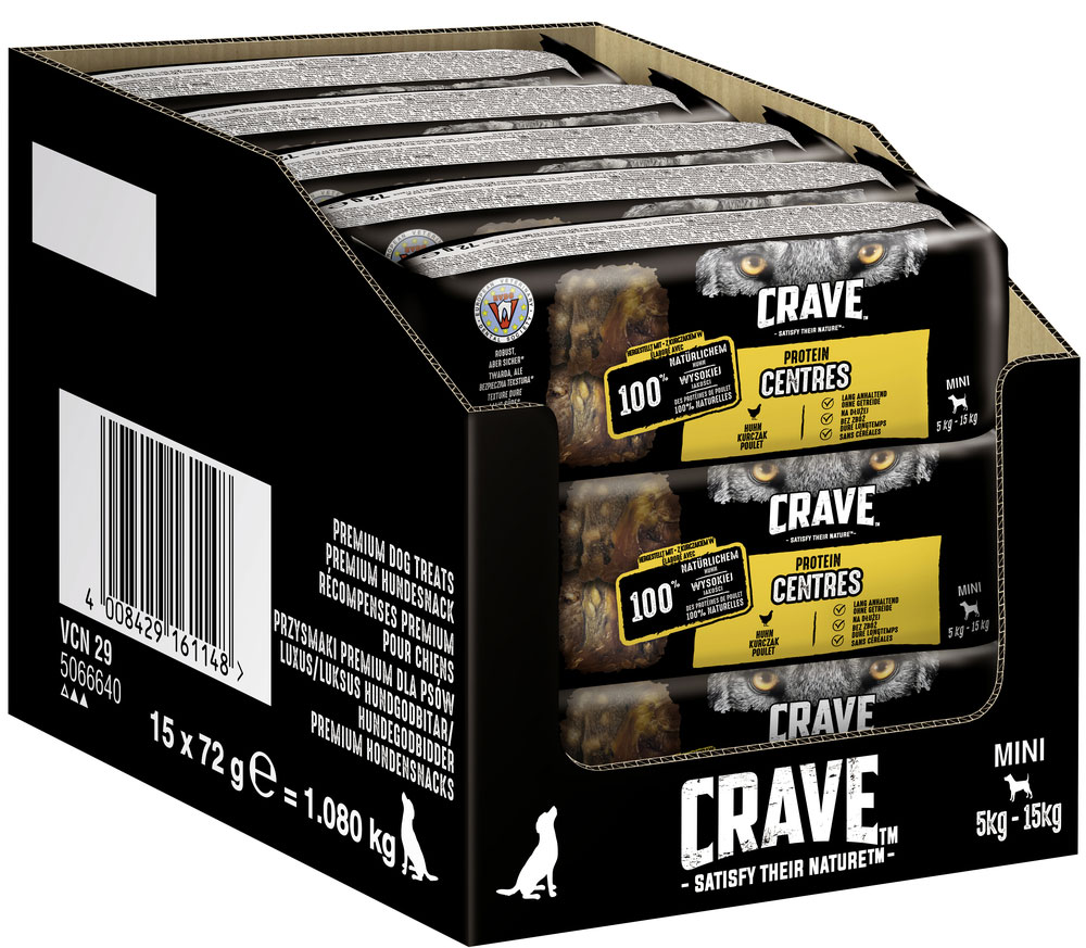 Crave - Protein Centres Mini mit Huhn - 1 x 72g - 2