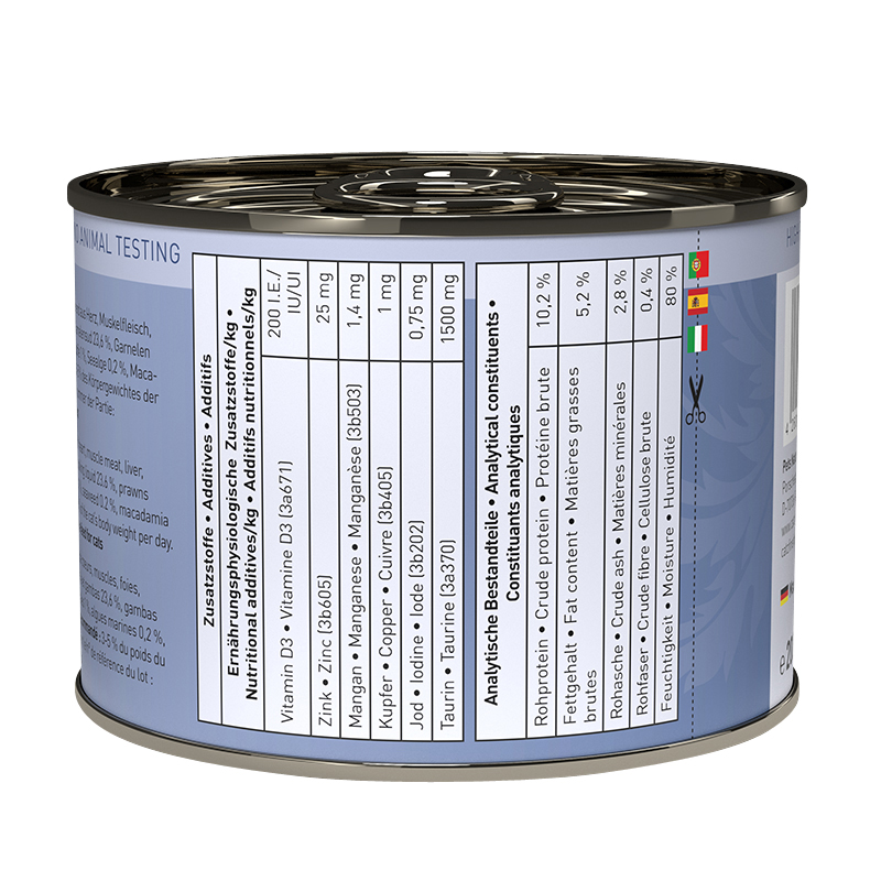 Catz Finefood - No. 17 Geflügel & Garnelen - 6 x 200g - 2