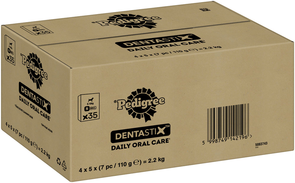 Pedigree - Denta Stix Daily Oral Care MP - Für kleine Hunde - 1 x 35 Stück - 2