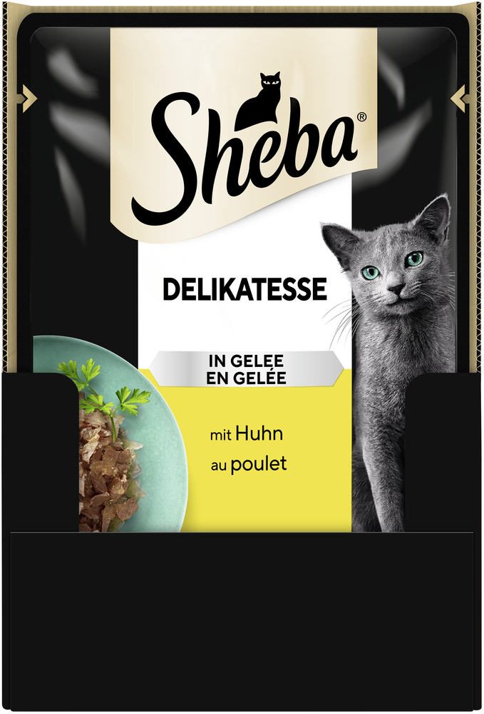 Sheba - Delicatesse in Gelee mit Huhn - 28 x 85g - 4