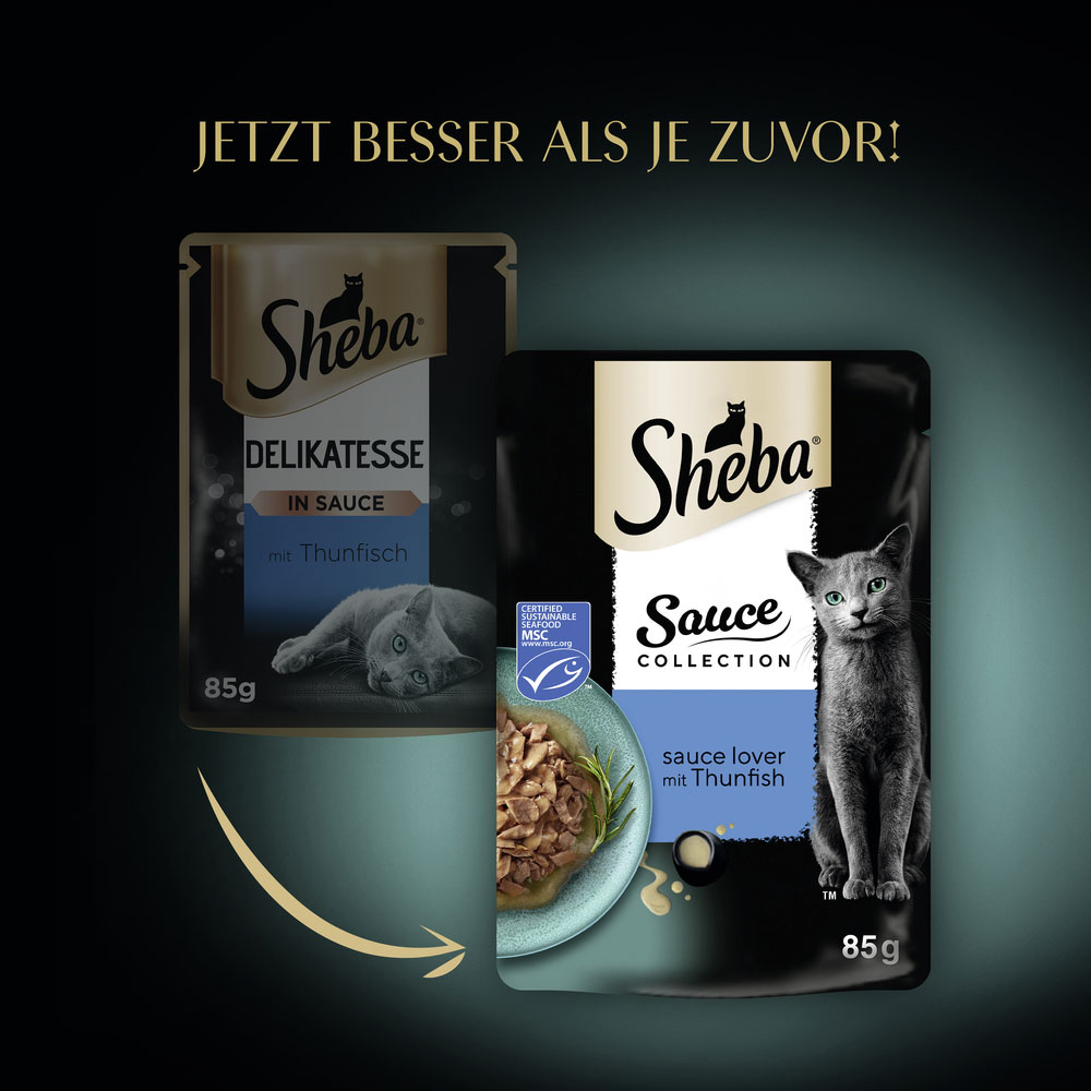 Sheba - Collection Sauce Lover mit Thunfisch (MSC) - 28 x 85g - 4