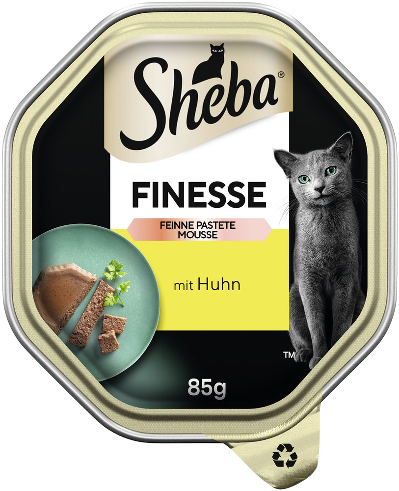 Sheba - Finesse Feine Pastete mit Huhn - 22 x 85g - 3