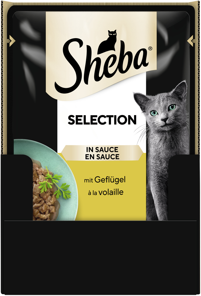 Sheba - Selection Sauce mit Geflügel - 28 x 85g - 3