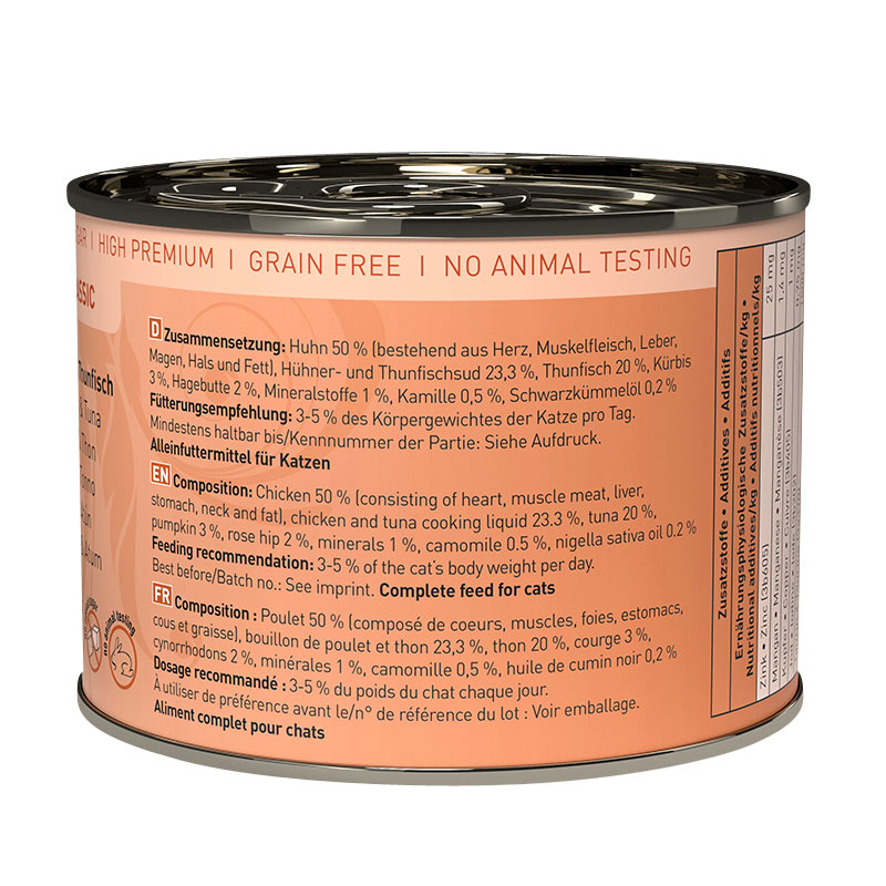 Catz Finefood - No. 25 Huhn & Thunfisch - 6 x 200g - 4