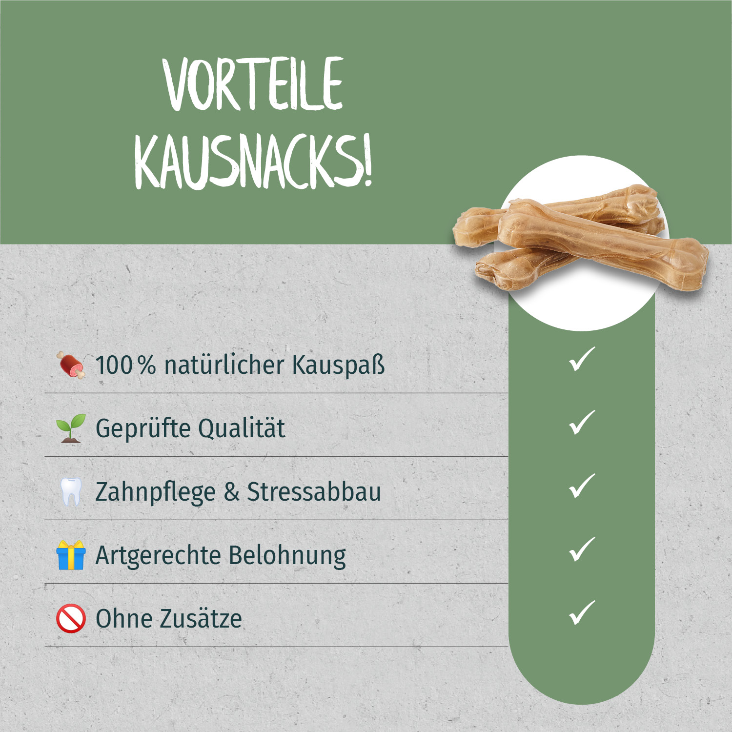 Primox - Kauknochen 11cm 175g - 1 x 5 Stück - 3