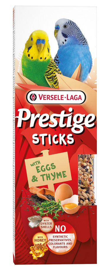 Prestige Sticks Kleinsittiche mit Eiern & Thymian
