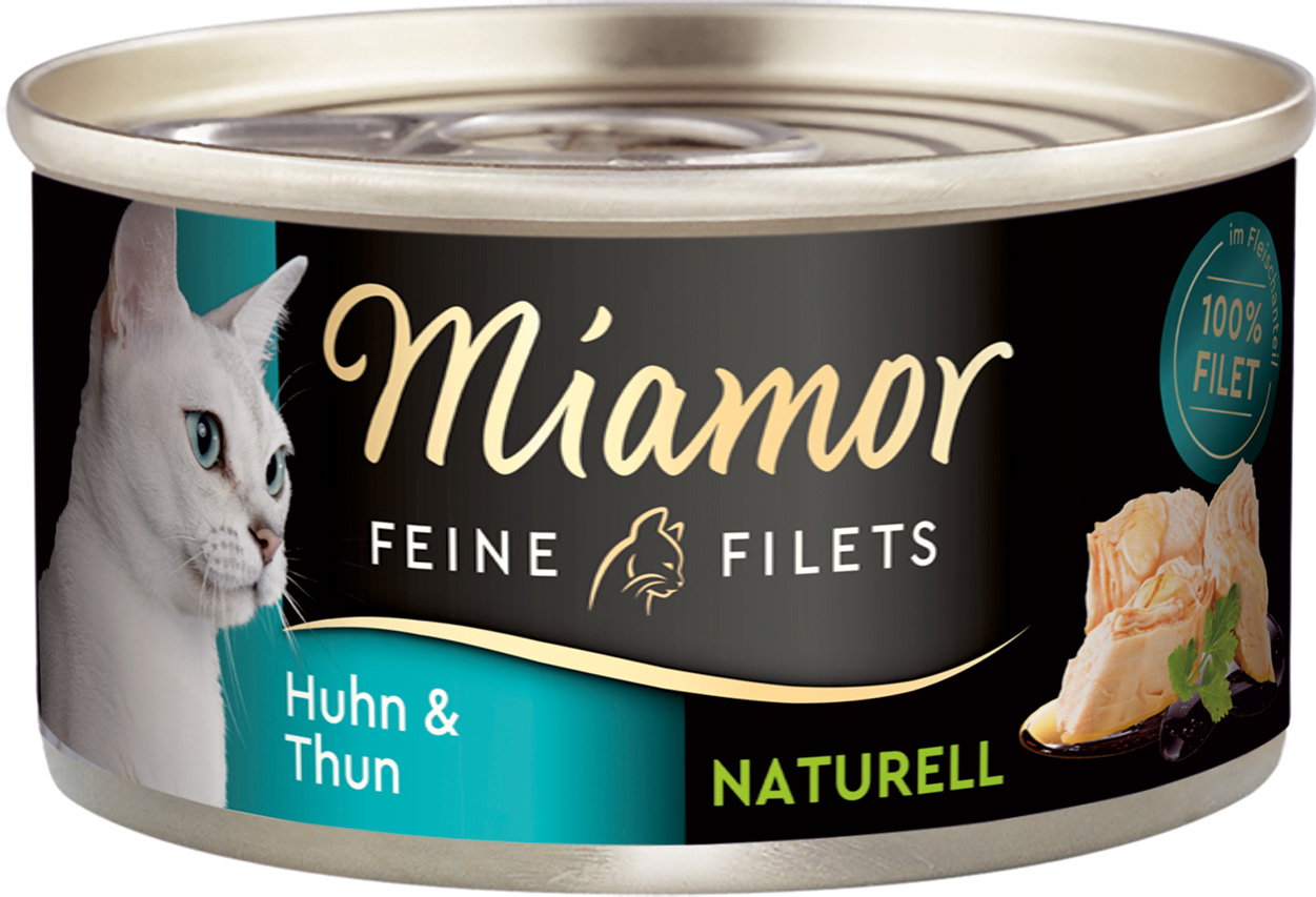 Feine Filets Natur Huhn & Thunfisch