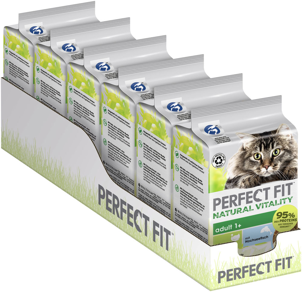 Perfect Fit - Natural Vitality mit Truthahn & Fisch - 6 x 6X50g - 2