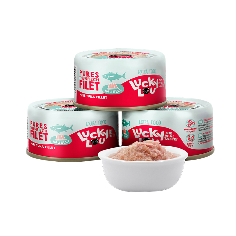Lucky Lou - Thunfischfilet in Jelly - 18 x 70g - 4