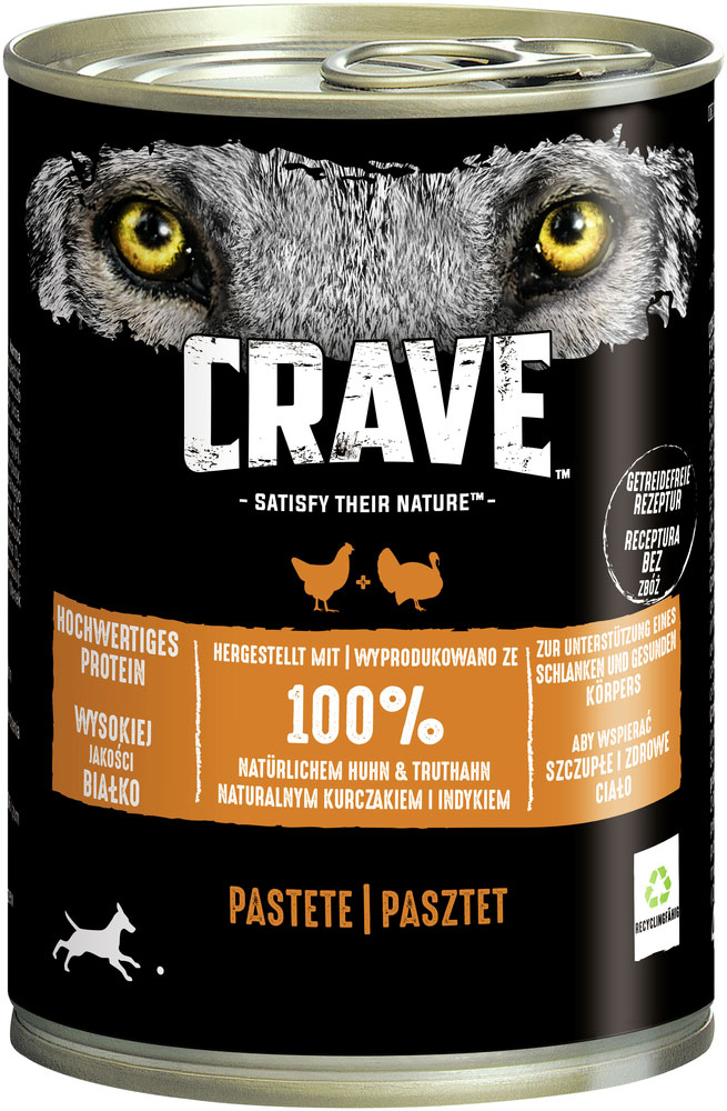 Crave - mit Huhn und Truthahn - 6 x 400g - 2