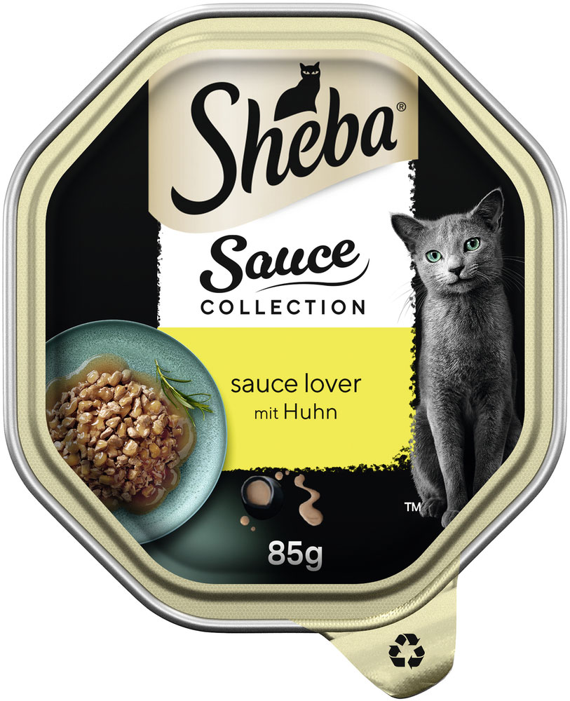 Sheba - Sauce Collection Lover mit Huhn - 22 x 85g - 2