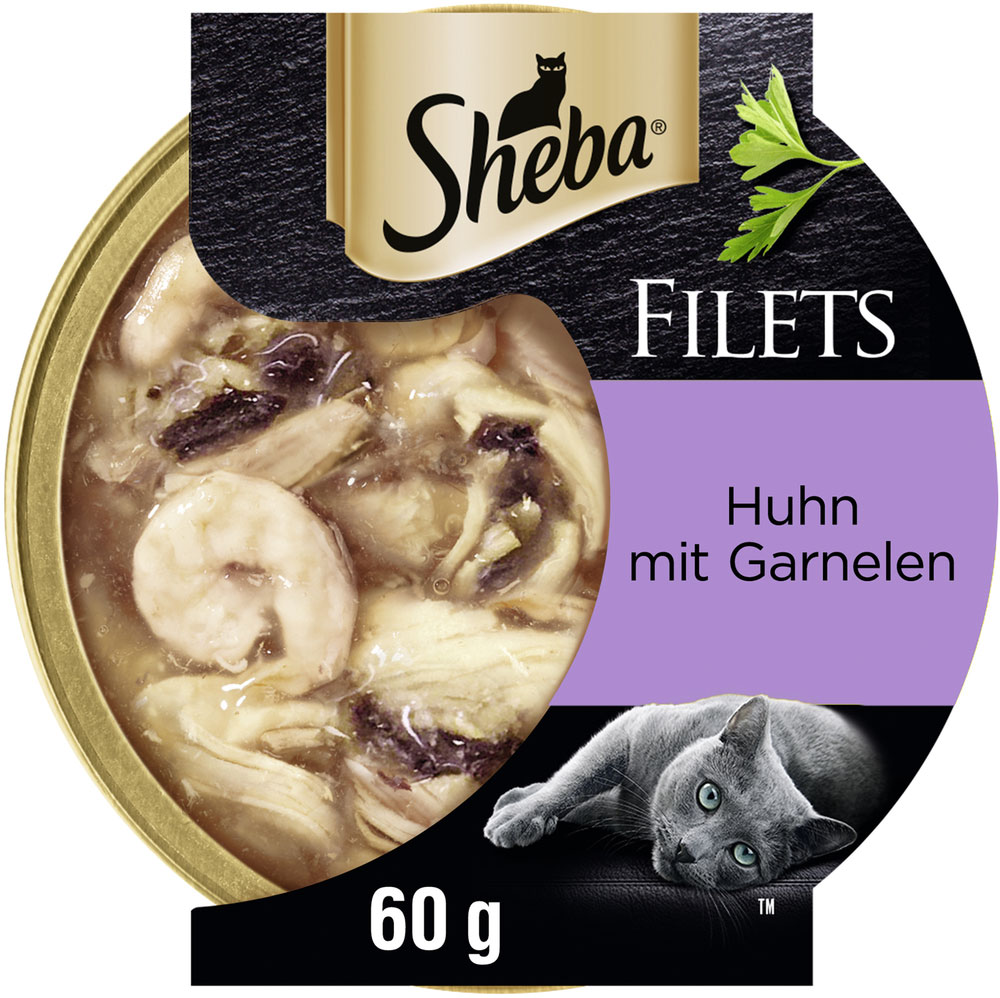 Sheba - Filets mit Huhn & Garnelen - 16 x 60g - 3