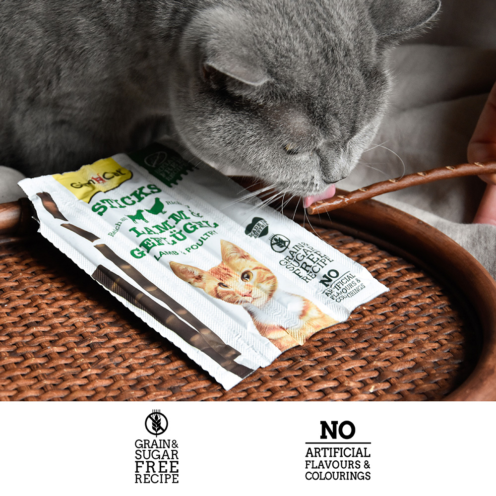 GimCat - Sticks Lamm & Geflügel - 1 x 4 Stück - 4