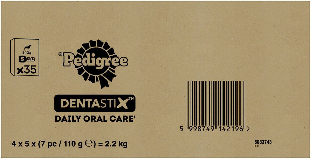 Pedigree - Denta Stix Daily Oral Care MP - Für kleine Hunde - 1 x 35 Stück - 3