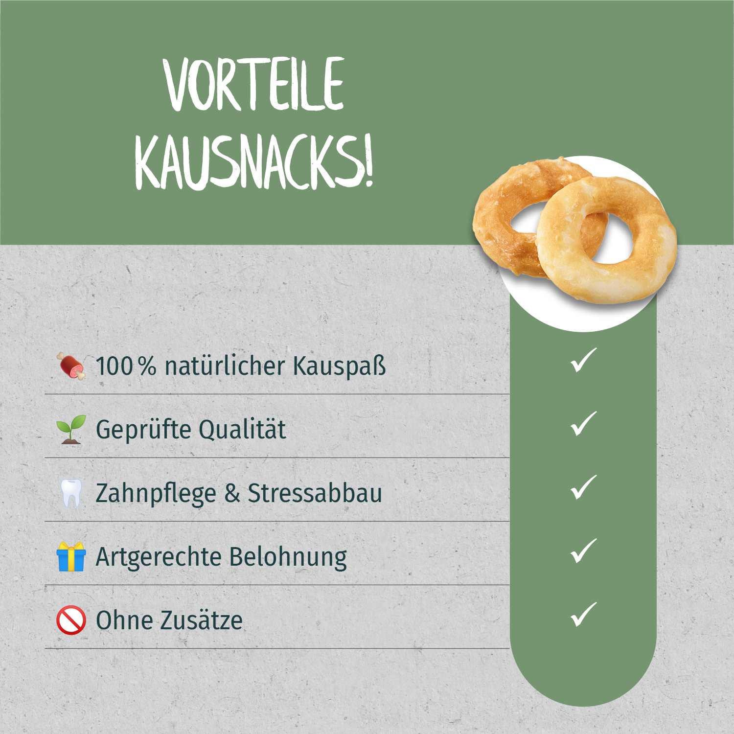Primox - Kaukringel mit Huhn 200g - 1 x 2 Stück - 3