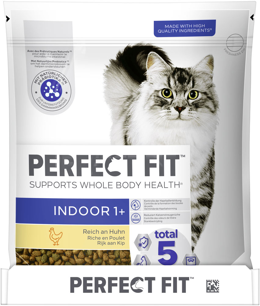 Perfect Fit - Indoor 1+ Reich an Huhn - 5 x 1,40kg - 4