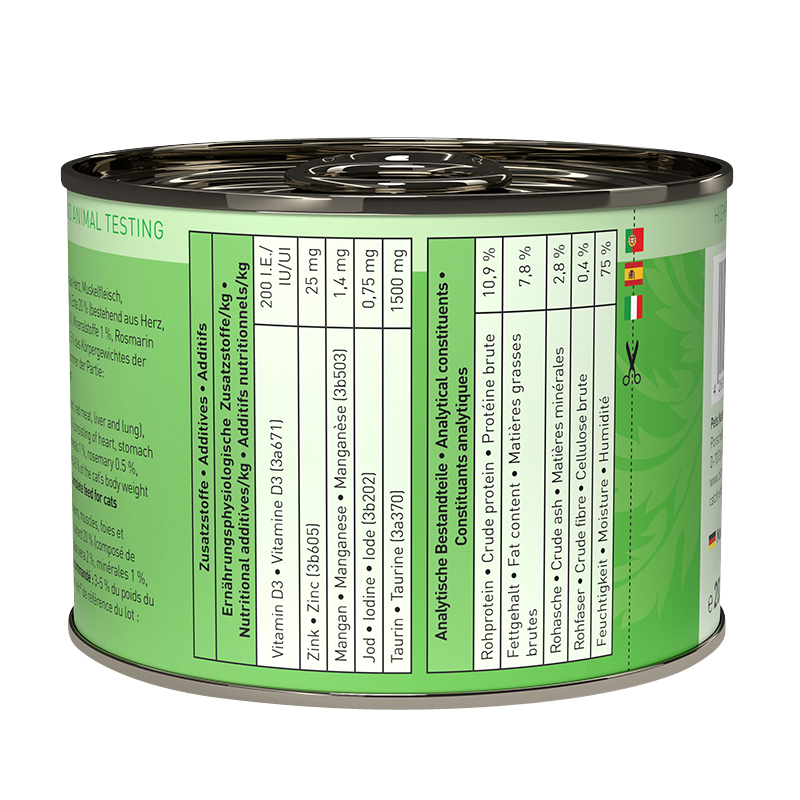 Catz Finefood - No. 23 Rind & Ente - 6 x 200g - 2