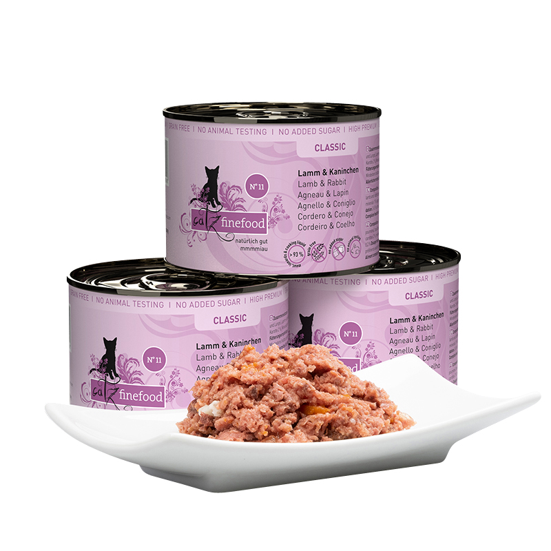 Catz Finefood - No. 11 Lamm & Kaninchen - 6 x 200g - 3
