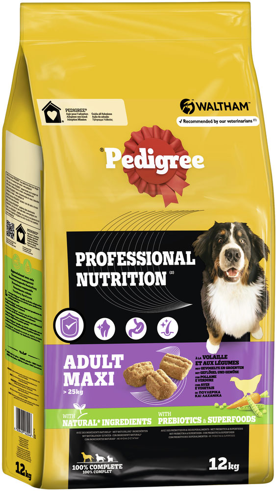 Pedigree - Professional Nutrition Adult Maxi Geflügel und Gemüse - 1 x 12kg - 2