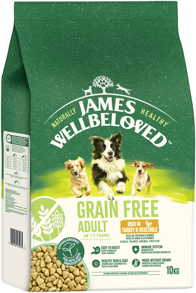 James Wellbeloved - Grain Free Reich an Truthahn & Gemüse - 1 x 10kg - 2