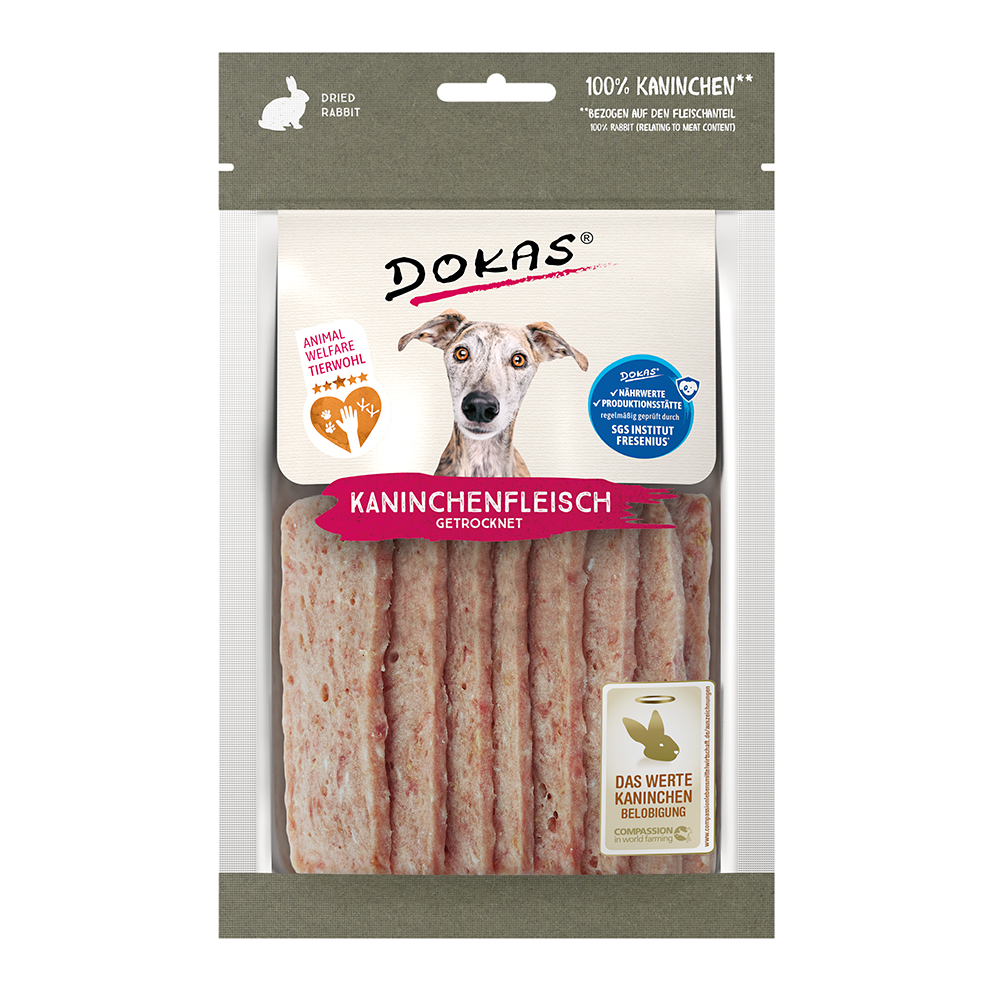Kaninchenfleisch getrocknet