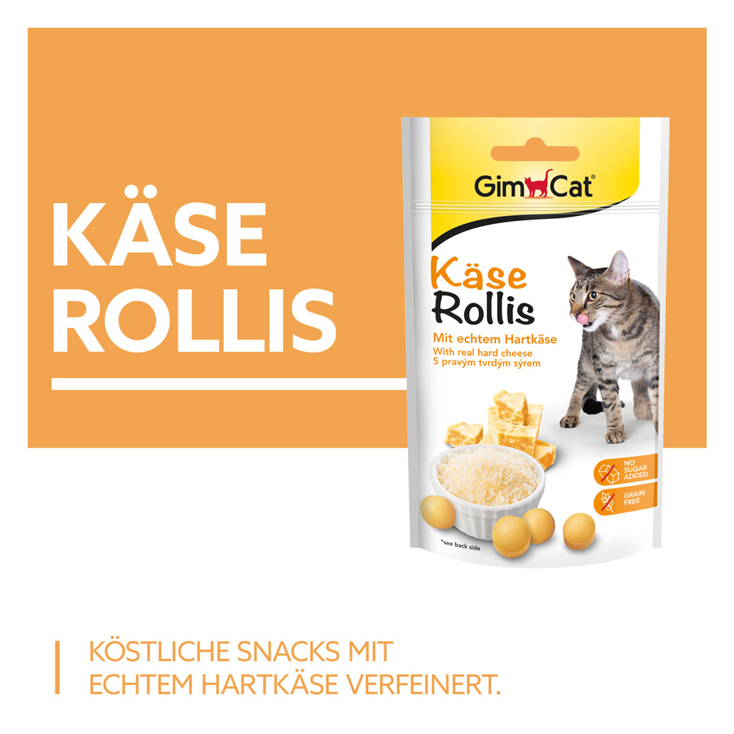 GimCat - Käse-Rollis - 8 x 40g - 3