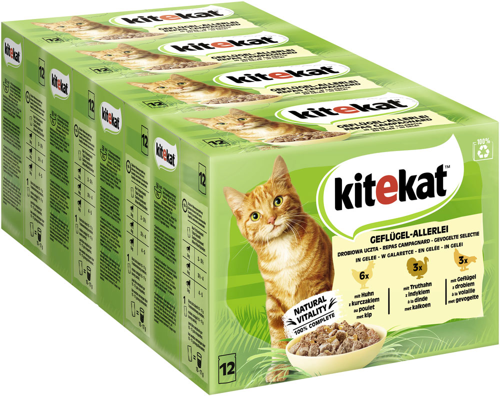 Kitekat - MP Geflügel Allerlei - 4 x 12X85g - 2