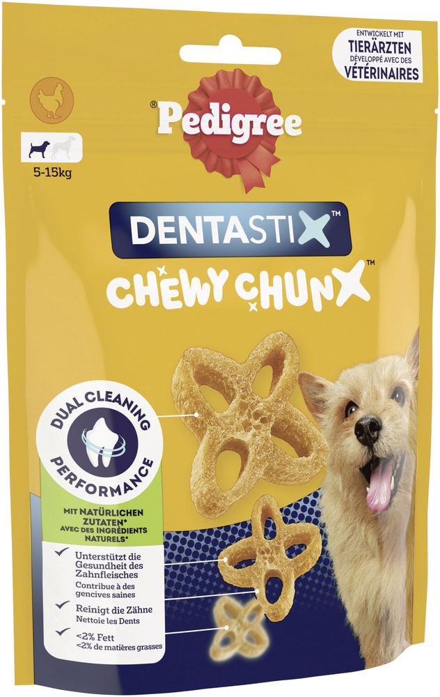 Pedigree - Dentastix Chewy Chunx mit Huhn Mini - 1 x 5 Stück - 2