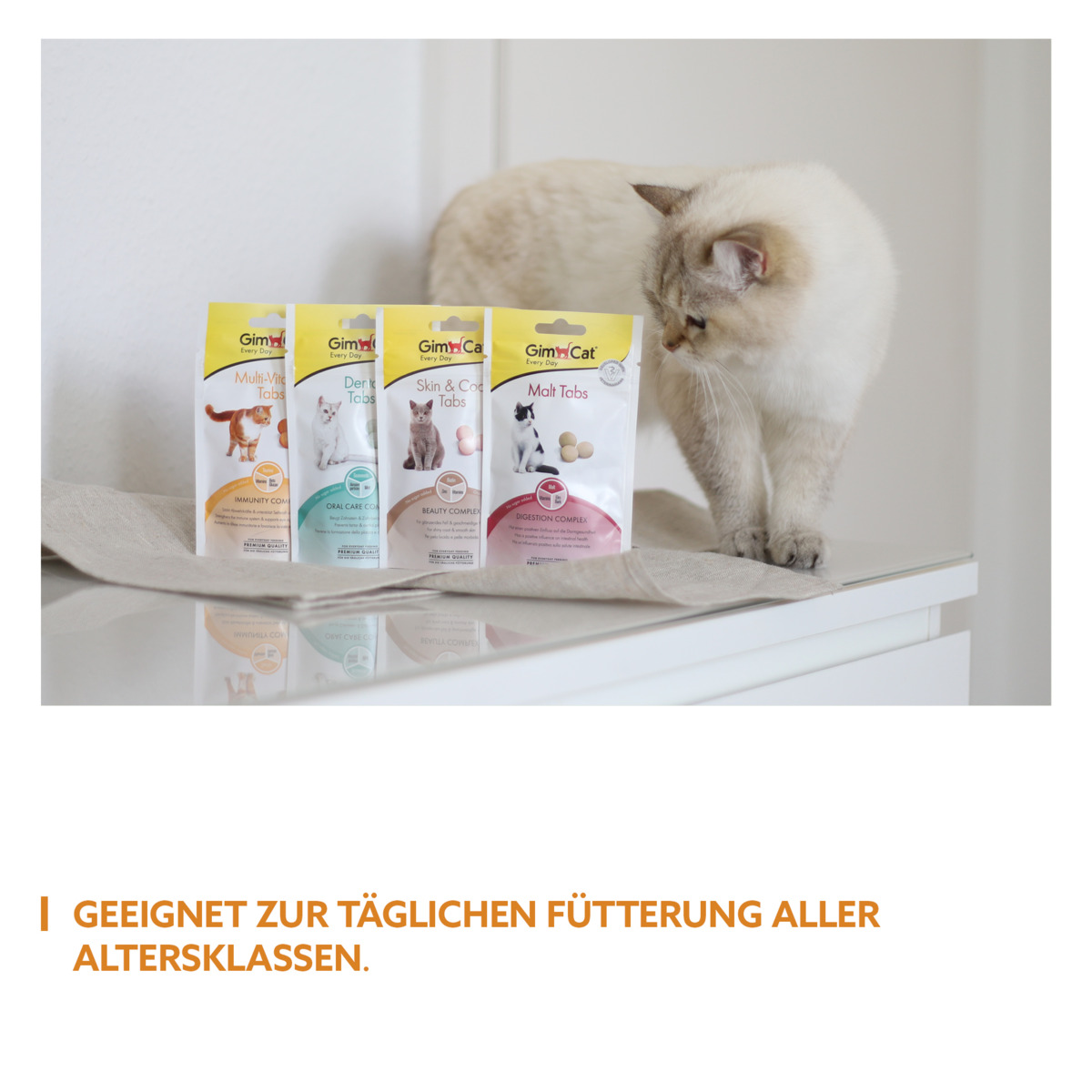 GimCat - Multi-Vitamin Tabs - 8 x 40g - 2