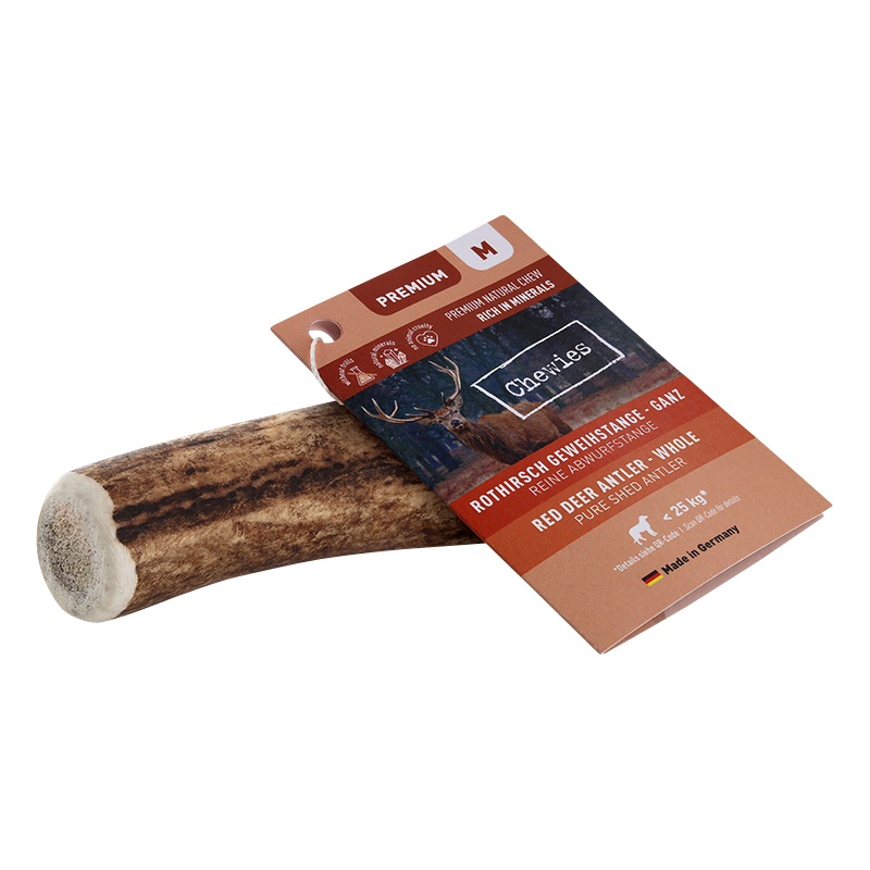 Chewies - Rothirsch-Geweihstange M - 1 x 1 Stück - 2