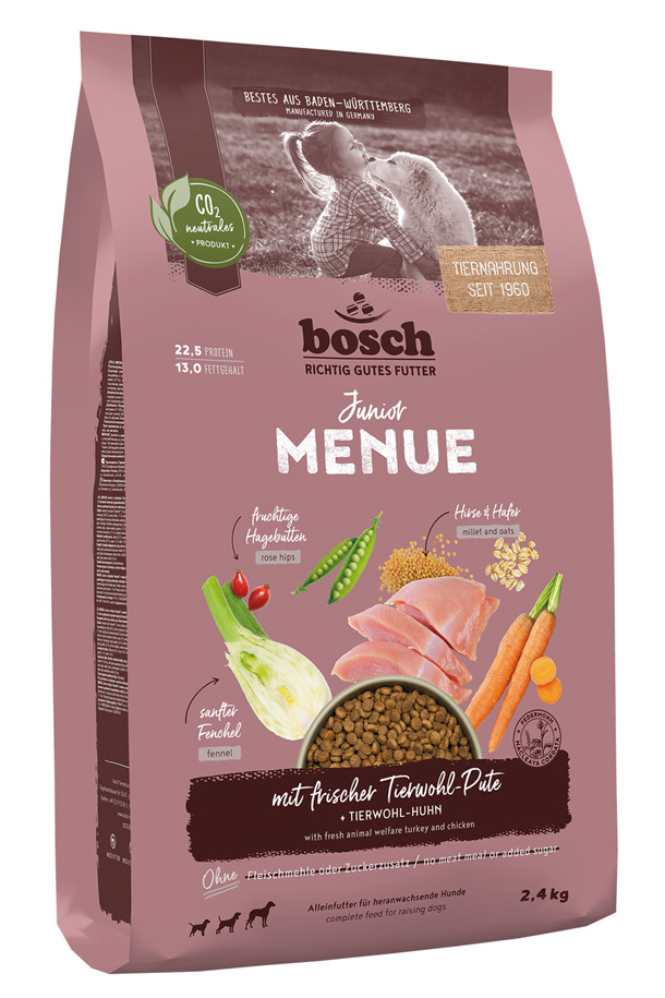 HPC MENUE Junior mit Tierwohl Pute + Hafer + Hirse