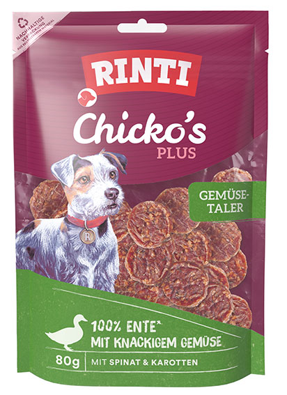 Rinti - Extra Chicko Plus Gemüsetaler mit Ente