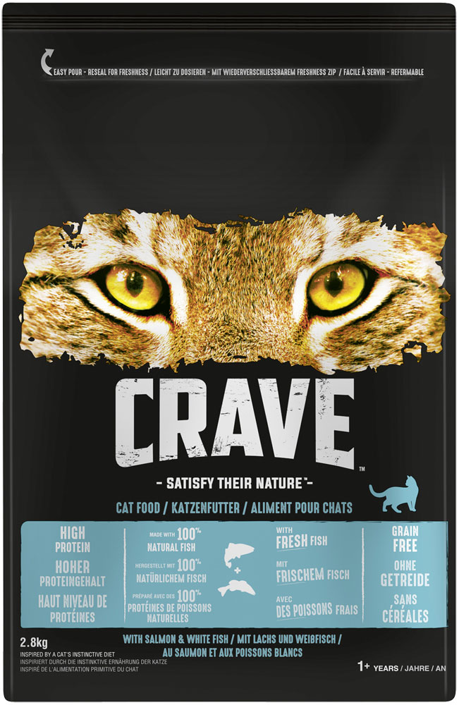 Crave - Lachs & Weissfisch - 1 x 2,8kg - 2