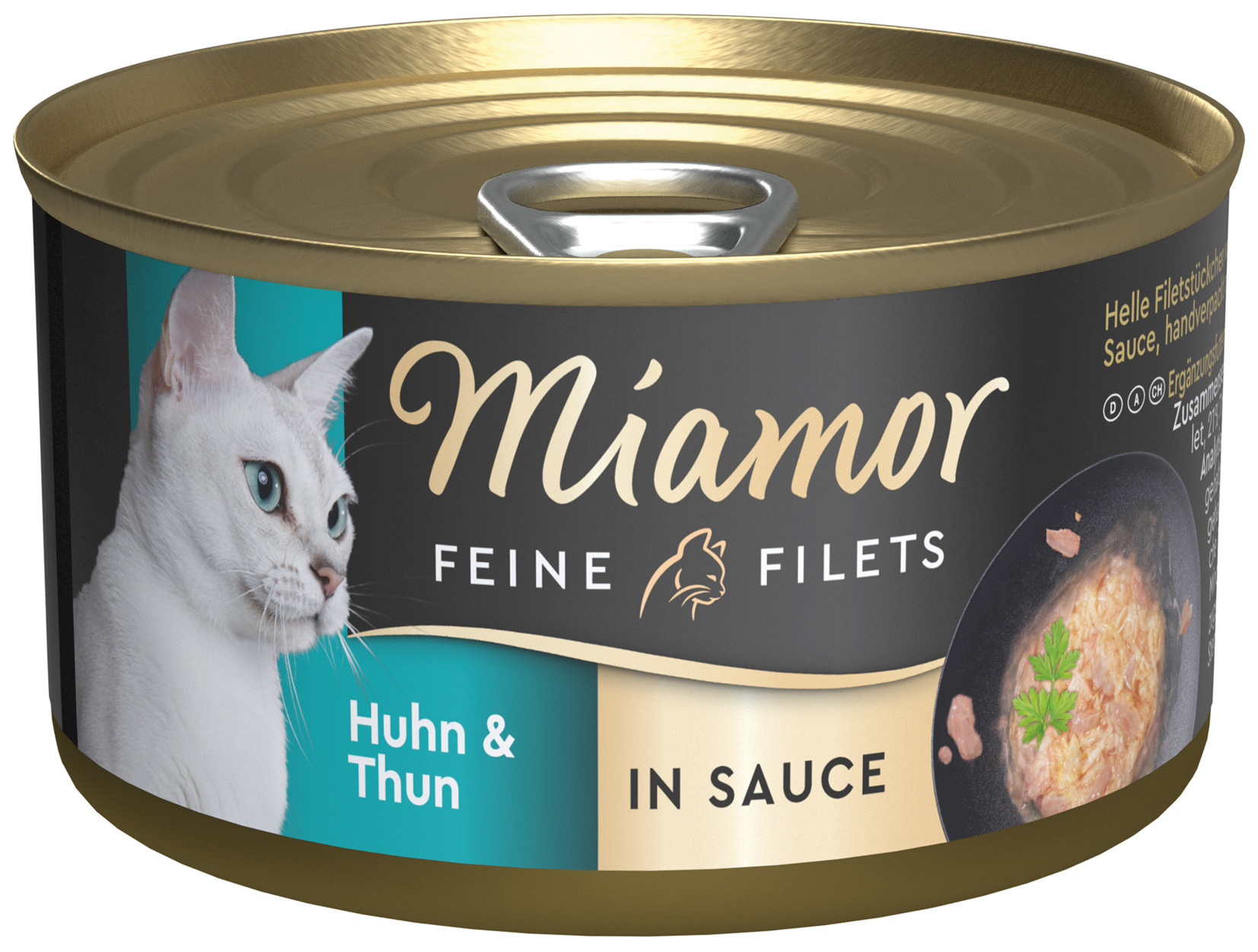 Feine Filets Huhn & Thunfisch in Sauce