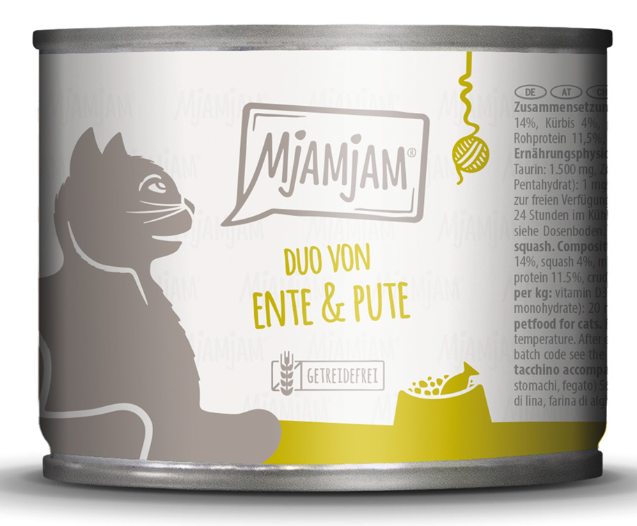 DUO von zarter Ente & guter Pute an gedämpftem Kürbis