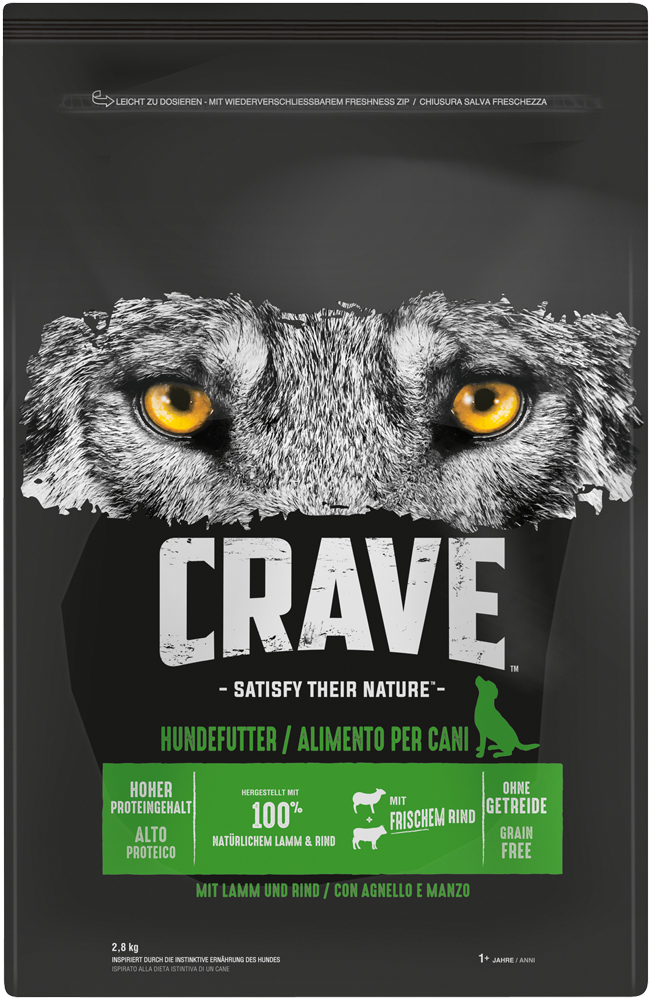Crave - Lamm & Rind - 1 x 2,8kg - 3